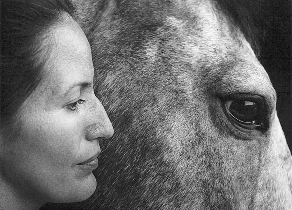 Carla con su caballo USA 1993
